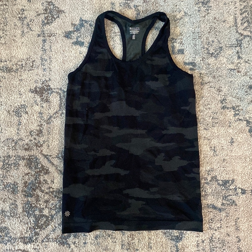 Athleta Momentum Seamless Tank Camo